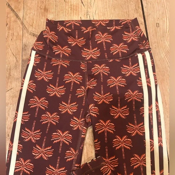 Adidas X Farm Rio Palm Tree Print Leggings - Picture 2 of 4
